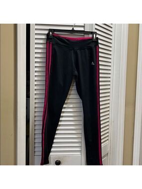 Adidas leggings black and pink B9